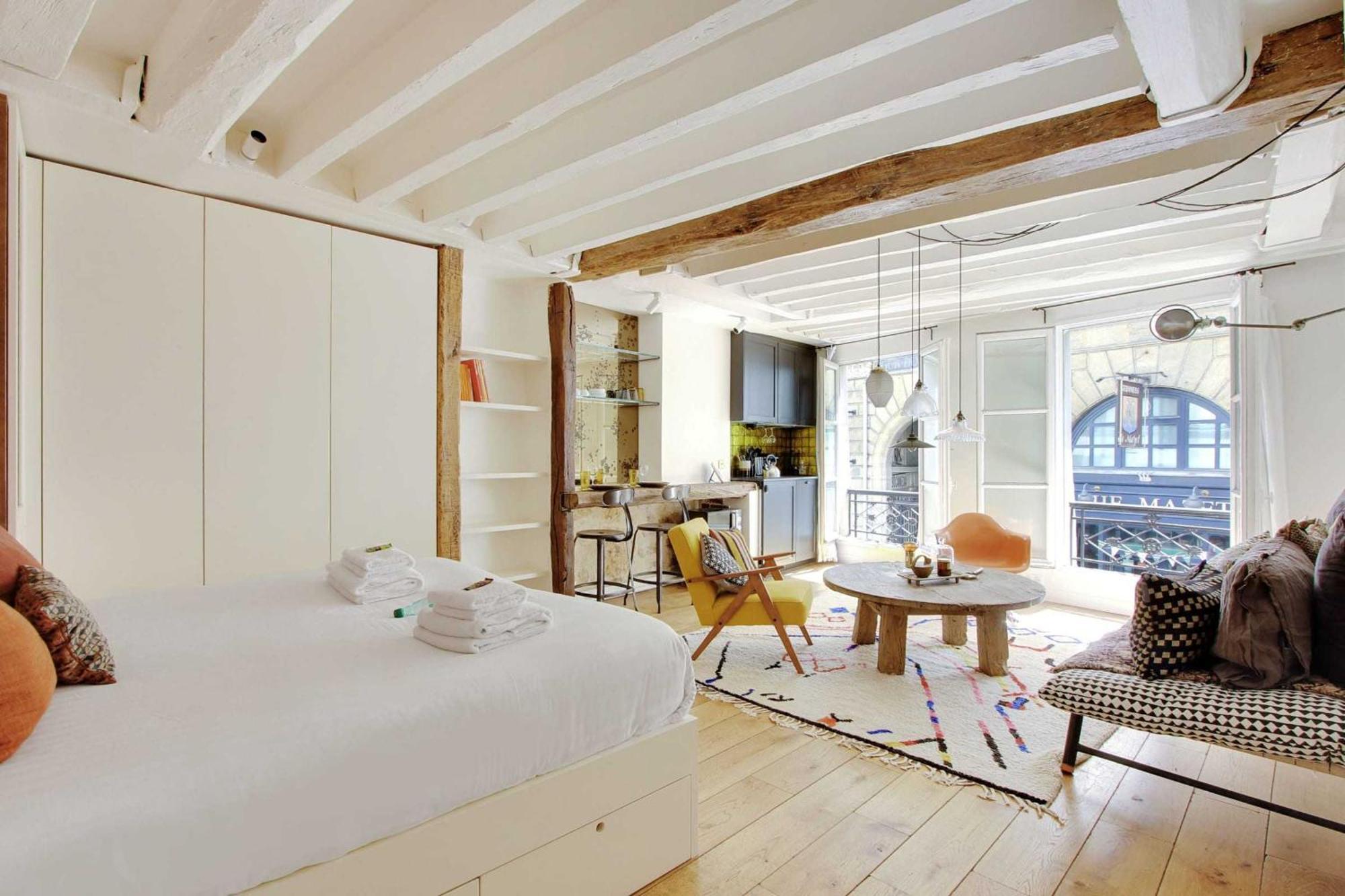 Beautiful Studio In The Heart Of The Latin Quarter Lägenhet Paris Exteriör bild